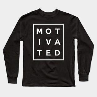 Motivated Boxed (White) Long Sleeve T-Shirt